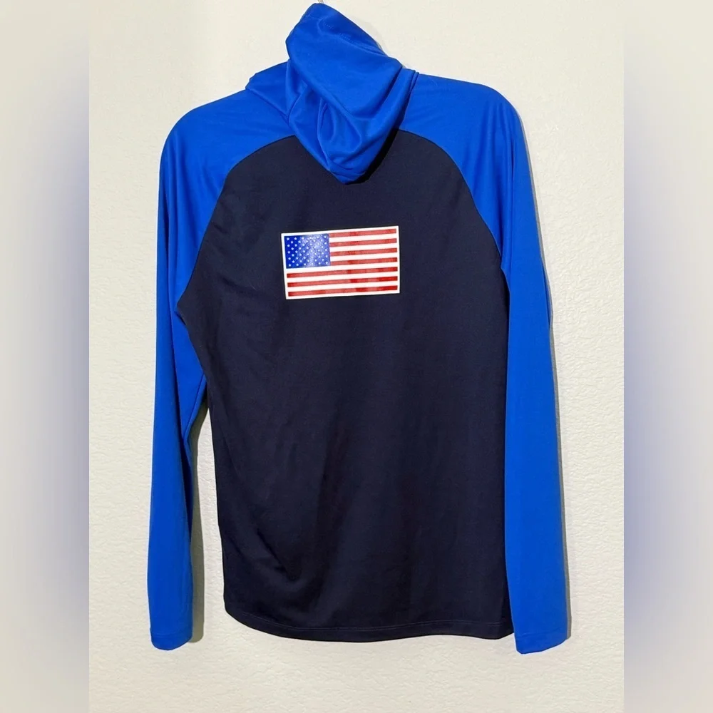 NEW Nike UNITED STATES SOCCER Pullover Hoodie Navy and Black, size Small